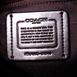 Pre Owned Coach Black Leather Dreamer 36 Satchel 