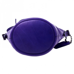 Coach Purple Leather Crossbody Bag