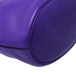 Coach Purple Leather Crossbody Bag