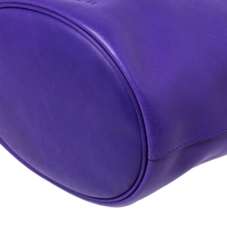 Coach Purple Leather Crossbody Bag