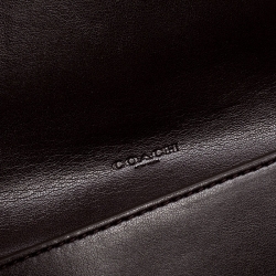 Coach Brown Signature Coated Canvas Trifold Slim Envelope Wallet