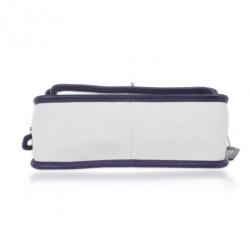 Pre Owned Coach White Legacy Archival Two Tone Leather Rambler