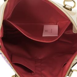Pre Owned Coach Daisy Applique Multicolor Tote