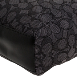Coach Black Monogram Canvas Small Kelsey Satchel