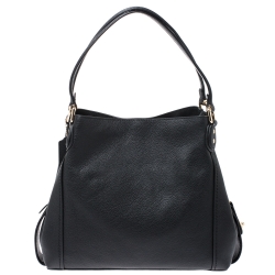 Coach Black Leather Edie 31 Shoulder Bag
