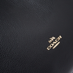 Coach Black Leather Edie 31 Shoulder Bag
