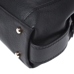 Coach Black Leather Edie 31 Shoulder Bag
