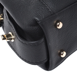 Coach Black Leather Edie 31 Shoulder Bag