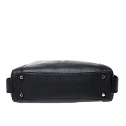 Coach Black Leather Edie 31 Shoulder Bag