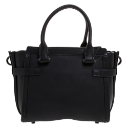 Coach Black Leather Swagger Studded Tote