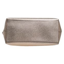 Coach Rose Platinum Leather Avenue Tote
