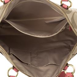 Pre Owned Coach Daisy Signature Coral Tote