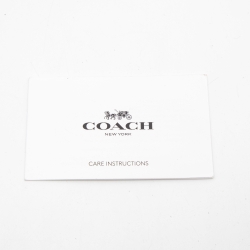 Pre Owned Coach Beige/Purple Signature Coated Canvas and Leather Reversible City Tote