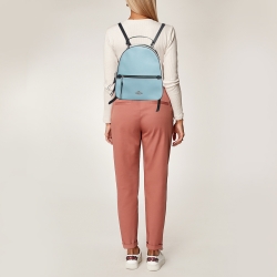 Coach Tri Color Coated Canvas Jordyn Backpack