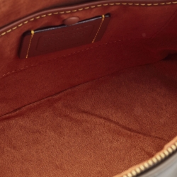 Pre Owned Coach Grey Leather Revel  Satchel