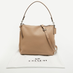 مملوكة مسبقًا Coach Beige Leather Shay Shoulder Bag