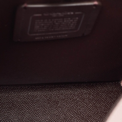 Pre Owned Coach Pink Leather Mollie 22 Bucket Bag