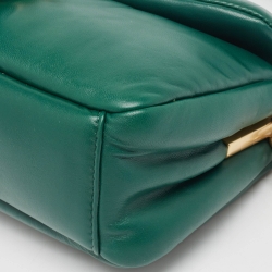 مملوكة مسبقًا Coach Green Leather Pillow Tabby 26 Shoulder Bag