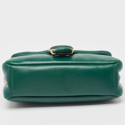 مملوكة مسبقًا Coach Green Leather Pillow Tabby 26 Shoulder Bag