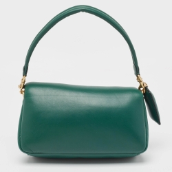 مملوكة مسبقًا Coach Green Leather Pillow Tabby 26 Shoulder Bag