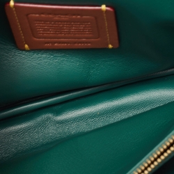 مملوكة مسبقًا Coach Green Leather Pillow Tabby 26 Shoulder Bag