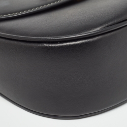 Pre Owned Coach Black Leather Harley 23 Shoulder Bag