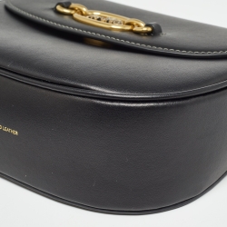 Pre Owned Coach Black Leather Harley 23 Shoulder Bag