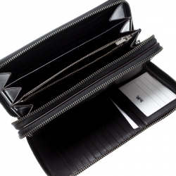 Coach Brown PVC Double Zip Travel Organizer