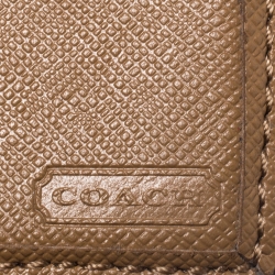 Coach Multicolor Floral Coated Canvas Passport Holder