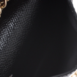 Coach Black Leather Crossbody Phone Pouch