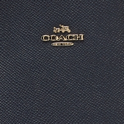 Coach Navy Blue Leather Stanton Carryall Tote 