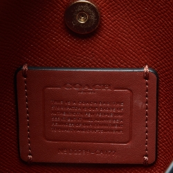 Pre Owned Coach Black Leather Mollie 22 Bucket Bag