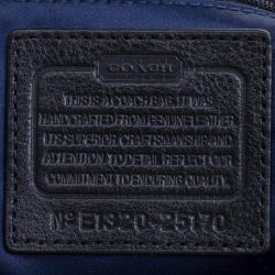 Pre Owned حقيبة كتف كوتش جلد سوداء