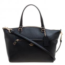 Coach Black Leather Taylor Tote