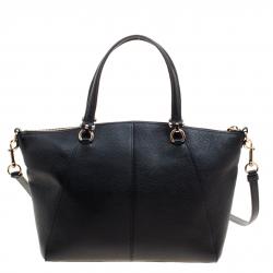 Coach Black Leather Taylor Tote