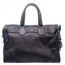 Pre Owned Coach Holographic Leather Rhyder Boston Bag