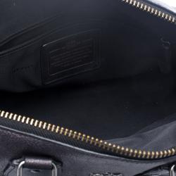 Pre Owned Coach Holographic Leather Rhyder Boston Bag