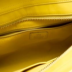 Coach Yellow Python Embossed Leather Swagger 27 Tote