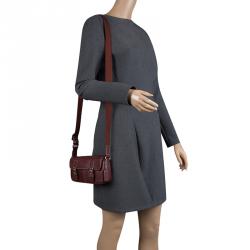 Pre Owned Coach Brown Leather Mini Field Shoulder Bag