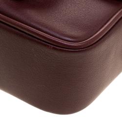 Pre Owned Coach Brown Leather Mini Field Shoulder Bag