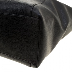 Pre Owned Coach Black Leather Ava Tote