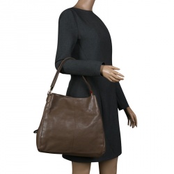 Pre Owned Coach Brown Leather Madison Tote