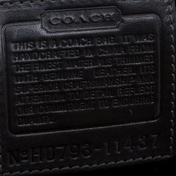 Coach Black Signature Canvas Bucket Hobo
