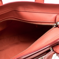 Pre Owned Coach Orange Leather Swagger 27 Carryall Tote