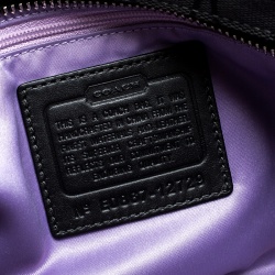 Coach Black Canvas Signature Tote