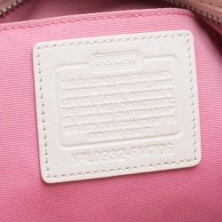 Pre Owned Coach Off White Leather Hobo