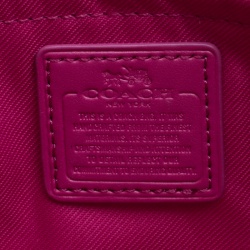 مملوكة مسبقًا Coach Pink Leather Crossbody Bag 