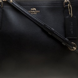 Pre Owned Coach Black Leather Christie Tote