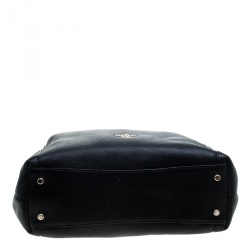Coach Black Leather Edie 31 Tote 