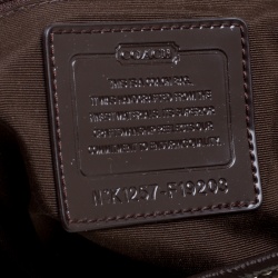 Coach Beige/Brown Signature Canvas Persimmon Tote